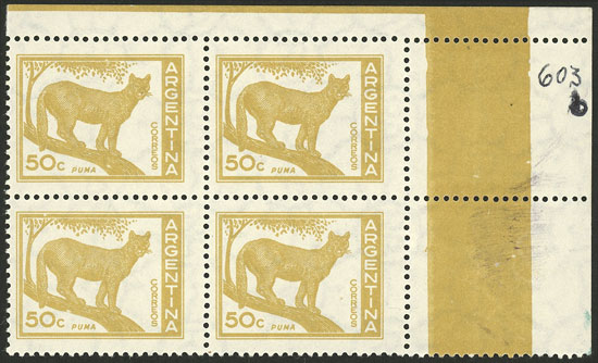 Lot 584 - Argentina general issues -  Guillermo Jalil - Philatino Auction # 2523 ARGENTINA: General auction with material of all periods, including rarities