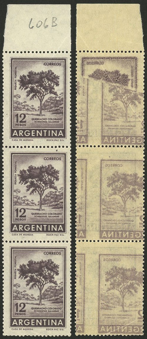 Lot 605 - Argentina general issues -  Guillermo Jalil - Philatino Auction # 2523 ARGENTINA: General auction with material of all periods, including rarities