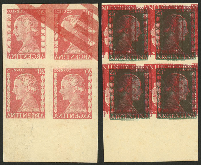 Lot 522 - Argentina general issues -  Guillermo Jalil - Philatino Auction # 2523 ARGENTINA: General auction with material of all periods, including rarities