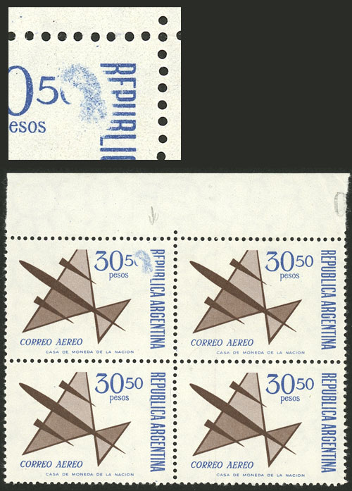 Lot 823 - Argentina airmail -  Guillermo Jalil - Philatino Auction # 2523 ARGENTINA: General auction with material of all periods, including rarities
