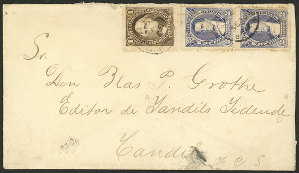 Lot 1036 - Argentina postal history - Guillermo Jalil - Philatino Auction # 2523 ARGENTINA: General auction with material of all periods, including rarities Lot 1036 - Argentina postal history - Guillermo Jalil - Philatino Auction # 2523 ARGENTINA: General auction with material of all periods, including rarities