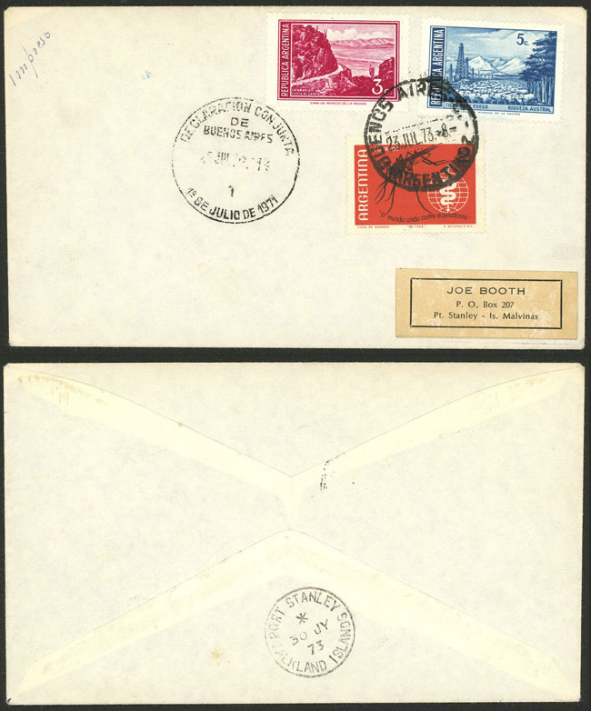 Lot 1098 - Argentina postal history -  Guillermo Jalil - Philatino Auction # 2523 ARGENTINA: General auction with material of all periods, including rarities