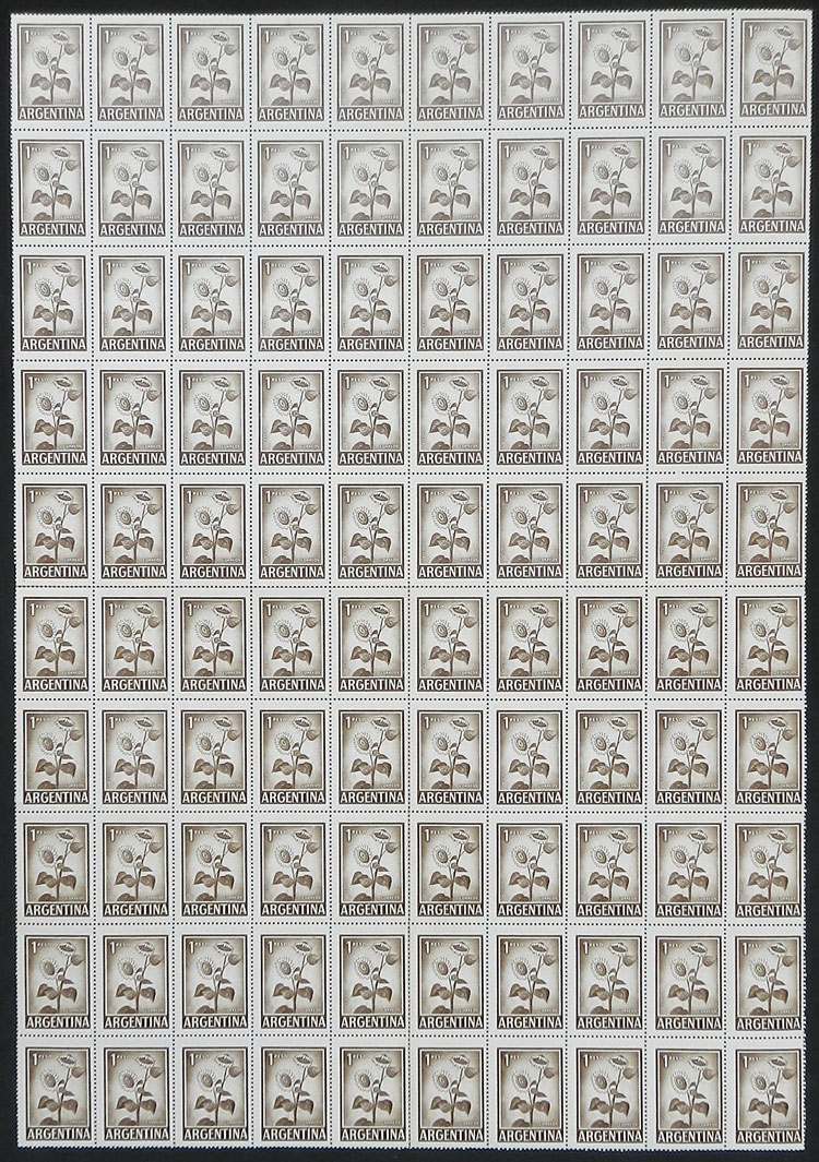 Lot 589 - Argentina general issues -  Guillermo Jalil - Philatino Auction # 2523 ARGENTINA: General auction with material of all periods, including rarities