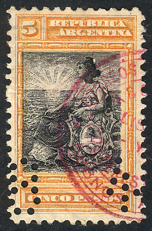 Lot 154 - Argentina general issues -  Guillermo Jalil - Philatino Auction # 2524 ARGENTINA: 