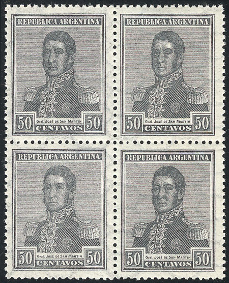 Lot 190 - Argentina general issues -  Guillermo Jalil - Philatino Auction # 2524 ARGENTINA: 