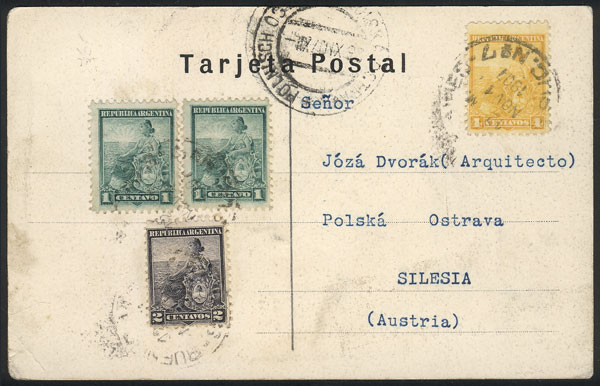 Lot 625 - Argentina postal history - Guillermo Jalil - Philatino Auction # 2524 ARGENTINA: Lot 625 - Argentina postal history - Guillermo Jalil - Philatino Auction # 2524 ARGENTINA: