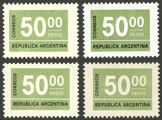 Lot 453 - Argentina general issues - Guillermo Jalil - Philatino Auction # 2524 ARGENTINA: Lot 453 - Argentina general issues - Guillermo Jalil - Philatino Auction # 2524 ARGENTINA: