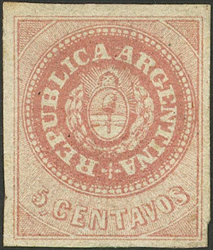 Lot 30 - Argentina escuditos -  Guillermo Jalil - Philatino Auction # 2524 ARGENTINA: 
