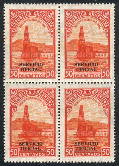 Lot 589 - Argentina official stamps - Guillermo Jalil - Philatino Auction # 2524 ARGENTINA: Lot 589 - Argentina official stamps - Guillermo Jalil - Philatino Auction # 2524 ARGENTINA: