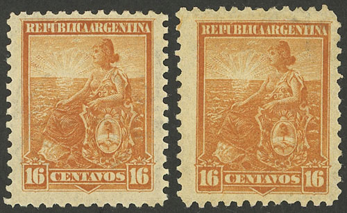Lot 151 - Argentina general issues -  Guillermo Jalil - Philatino Auction # 2524 ARGENTINA: 