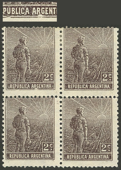 Lot 176 - Argentina general issues -  Guillermo Jalil - Philatino Auction # 2524 ARGENTINA: 