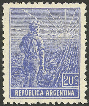 Lot 180 - Argentina general issues -  Guillermo Jalil - Philatino Auction # 2524 ARGENTINA: 
