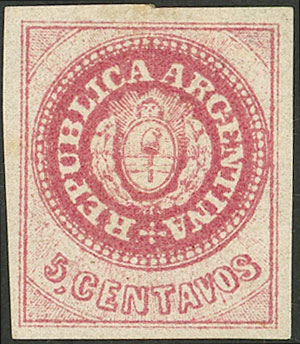 Lot 34 - Argentina escuditos -  Guillermo Jalil - Philatino Auction # 2524 ARGENTINA: 