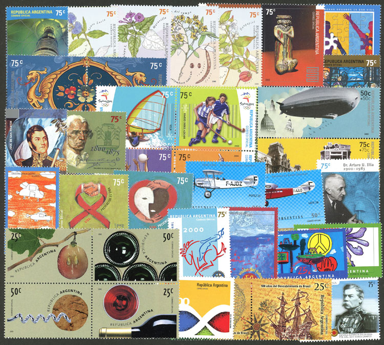 Lot 512 - Argentina general issues -  Guillermo Jalil - Philatino Auction # 2524 ARGENTINA: 