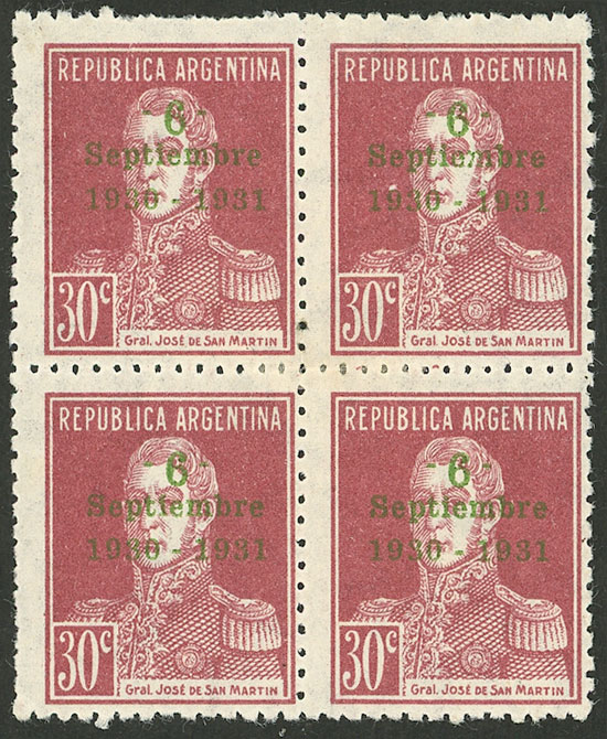 Lot 243 - Argentina general issues -  Guillermo Jalil - Philatino Auction # 2524 ARGENTINA: 