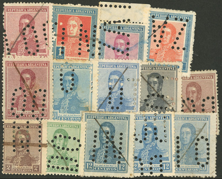 Lot 187 - Argentina general issues -  Guillermo Jalil - Philatino Auction # 2524 ARGENTINA: 