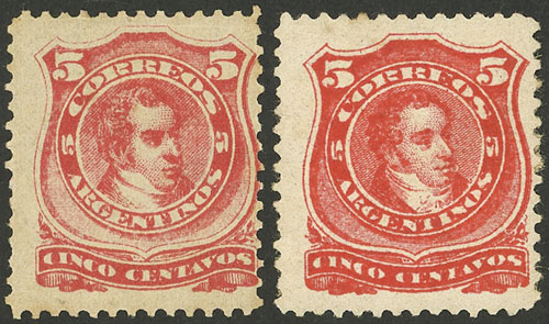 Lot 103 - Argentina general issues -  Guillermo Jalil - Philatino Auction # 2524 ARGENTINA: 