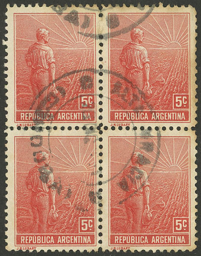 Lot 165 - Argentina general issues -  Guillermo Jalil - Philatino Auction # 2524 ARGENTINA: 