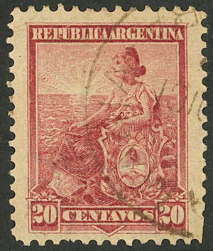 Lot 158 - Argentina general issues -  Guillermo Jalil - Philatino Auction # 2524 ARGENTINA: 