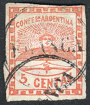 Lot 26 - Argentina confederation -  Guillermo Jalil - Philatino Auction # 2524 ARGENTINA: 
