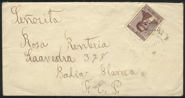 Lot 629 - Argentina postal history - Guillermo Jalil - Philatino Auction # 2524 ARGENTINA: Lot 629 - Argentina postal history - Guillermo Jalil - Philatino Auction # 2524 ARGENTINA: