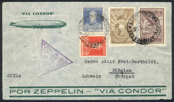 Lot 638 - Argentina postal history - Guillermo Jalil - Philatino Auction # 2524 ARGENTINA: Lot 638 - Argentina postal history - Guillermo Jalil - Philatino Auction # 2524 ARGENTINA: