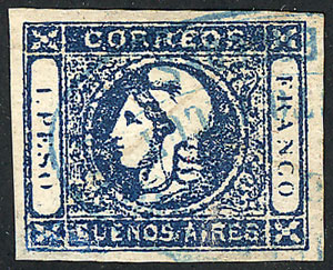 Lot 12 - Argentina cabecitas - Guillermo Jalil - Philatino Auction # 2524 ARGENTINA: Lot 12 - Argentina cabecitas - Guillermo Jalil - Philatino Auction # 2524 ARGENTINA: