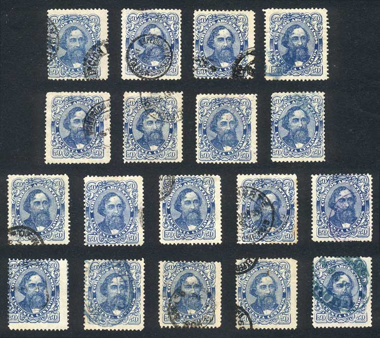 Lot 107 - Argentina general issues -  Guillermo Jalil - Philatino Auction # 2524 ARGENTINA: 