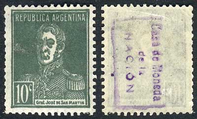 Lot 246 - Argentina general issues -  Guillermo Jalil - Philatino Auction # 2524 ARGENTINA: 