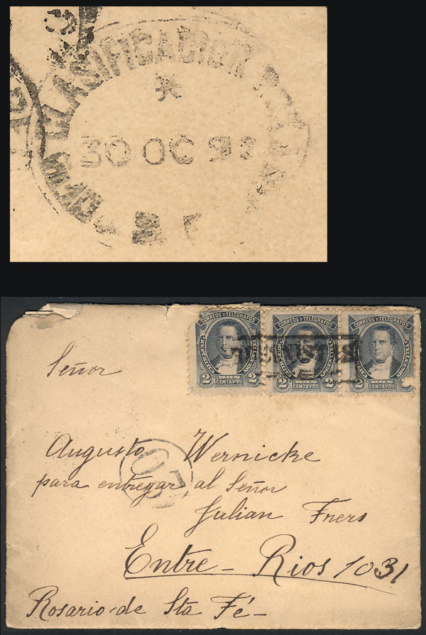 Lot 622 - Argentina postal history - Guillermo Jalil - Philatino Auction # 2524 ARGENTINA: Lot 622 - Argentina postal history - Guillermo Jalil - Philatino Auction # 2524 ARGENTINA: