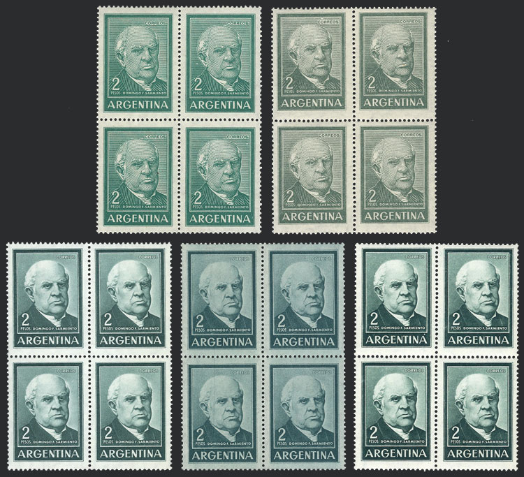 Lot 395 - Argentina general issues - Guillermo Jalil - Philatino Auction # 2525 ARGENTINA: Lot 395 - Argentina general issues - Guillermo Jalil - Philatino Auction # 2525 ARGENTINA: