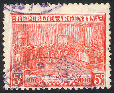 Lot 187 - Argentina general issues -  Guillermo Jalil - Philatino Auction # 2525 ARGENTINA: 