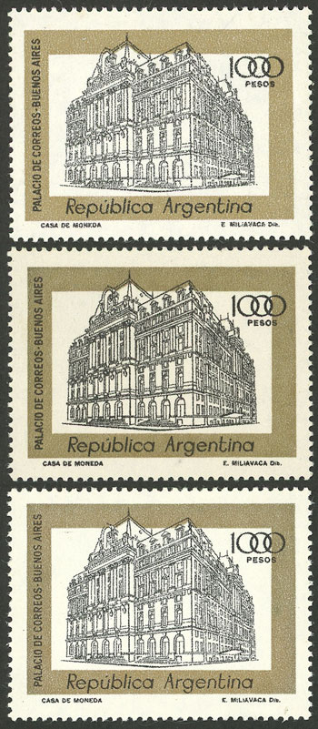 Lot 475 - Argentina general issues -  Guillermo Jalil - Philatino Auction # 2525 ARGENTINA: 