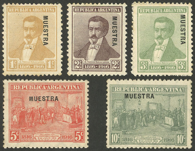 Lot 186 - Argentina general issues -  Guillermo Jalil - Philatino Auction # 2525 ARGENTINA: 