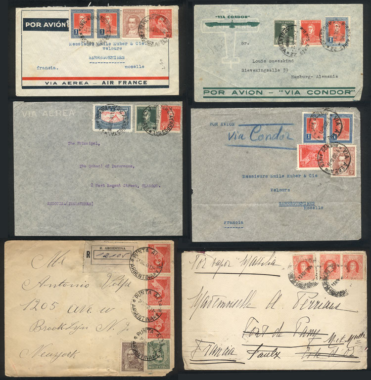 Lot 640 - Argentina postal history -  Guillermo Jalil - Philatino Auction # 2525 ARGENTINA: 
