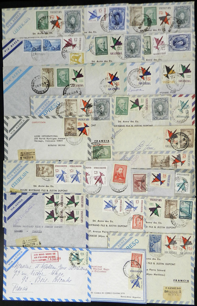 Lot 658 - Argentina postal history -  Guillermo Jalil - Philatino Auction # 2525 ARGENTINA: 