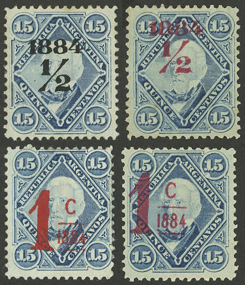 Lot 100 - Argentina general issues - Guillermo Jalil - Philatino Auction # 2525 ARGENTINA: Lot 100 - Argentina general issues - Guillermo Jalil - Philatino Auction # 2525 ARGENTINA: