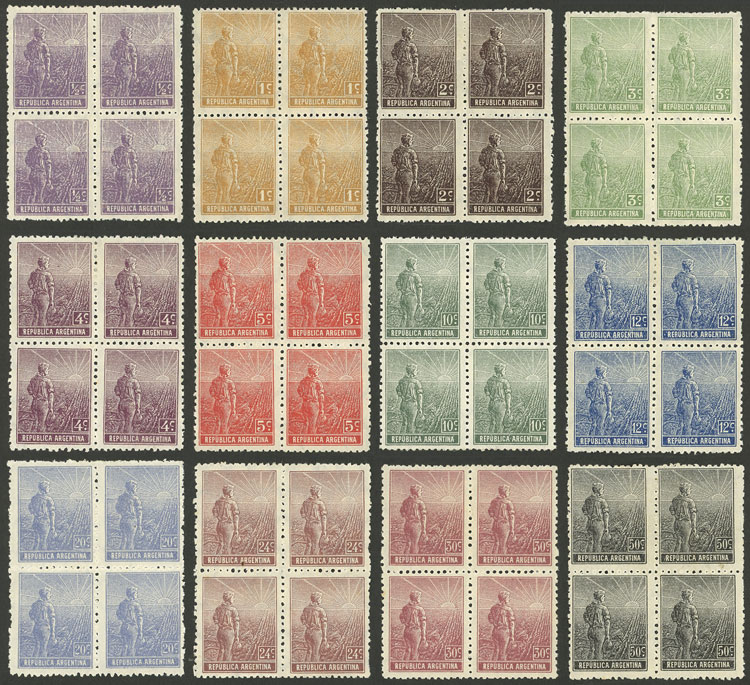 Lot 177 - Argentina general issues -  Guillermo Jalil - Philatino Auction # 2525 ARGENTINA: 