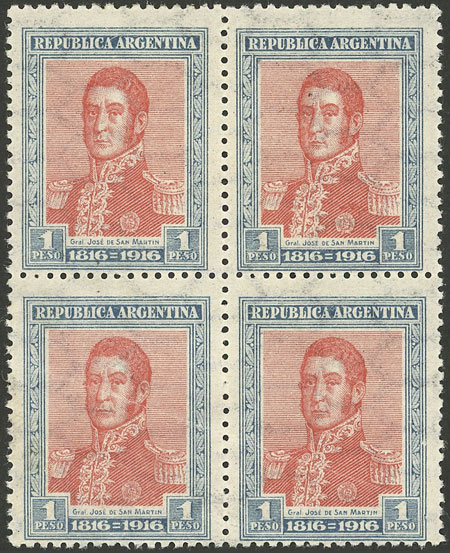 Lot 188 - Argentina general issues -  Guillermo Jalil - Philatino Auction # 2525 ARGENTINA: 