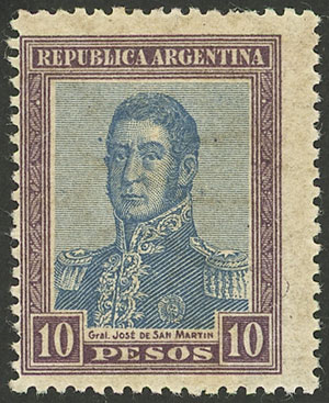 Lot 196 - Argentina general issues -  Guillermo Jalil - Philatino Auction # 2525 ARGENTINA: 