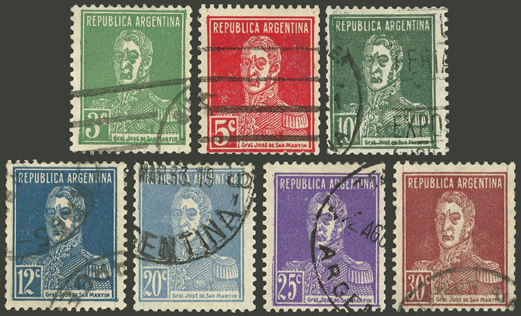 Lot 252 - Argentina general issues -  Guillermo Jalil - Philatino Auction # 2525 ARGENTINA: 