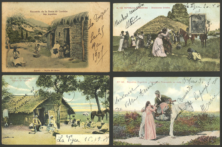 Lot 671 - Argentina postcards -  Guillermo Jalil - Philatino Auction # 2525 ARGENTINA: 