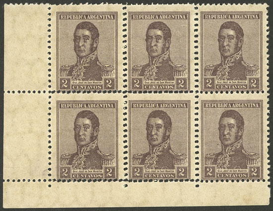 Lot 190 - Argentina general issues -  Guillermo Jalil - Philatino Auction # 2525 ARGENTINA: 