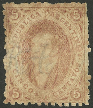 Lot 42 - Argentina rivadavias -  Guillermo Jalil - Philatino Auction # 2525 ARGENTINA: 