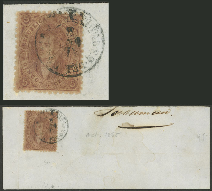 Lot 46 - Argentina rivadavias -  Guillermo Jalil - Philatino Auction # 2525 ARGENTINA: 