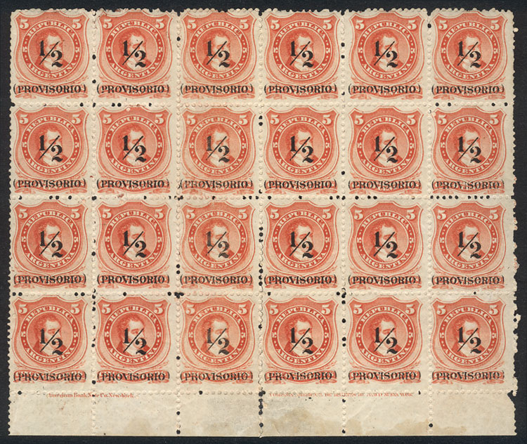 Lot 97 - Argentina general issues - Guillermo Jalil - Philatino Auction # 2525 ARGENTINA: Lot 97 - Argentina general issues - Guillermo Jalil - Philatino Auction # 2525 ARGENTINA: