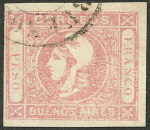 Lot 14 - Argentina cabecitas - Guillermo Jalil - Philatino Auction # 2525 ARGENTINA: Lot 14 - Argentina cabecitas - Guillermo Jalil - Philatino Auction # 2525 ARGENTINA: