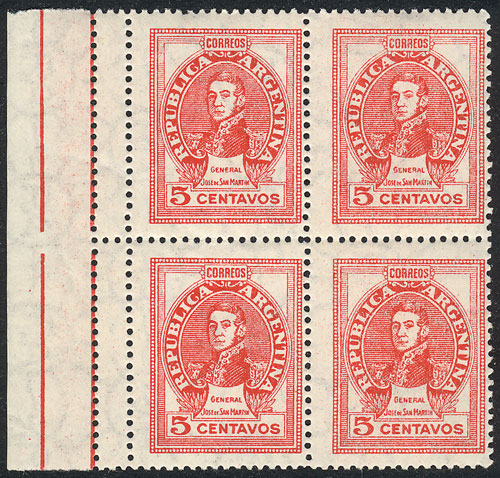 Lot 324 - Argentina general issues -  Guillermo Jalil - Philatino Auction # 2525 ARGENTINA: 
