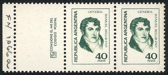 Lot 463 - Argentina general issues -  Guillermo Jalil - Philatino Auction # 2525 ARGENTINA: 