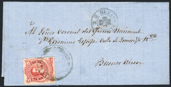 Lot 614 - Argentina postal history -  Guillermo Jalil - Philatino Auction # 2525 ARGENTINA: 